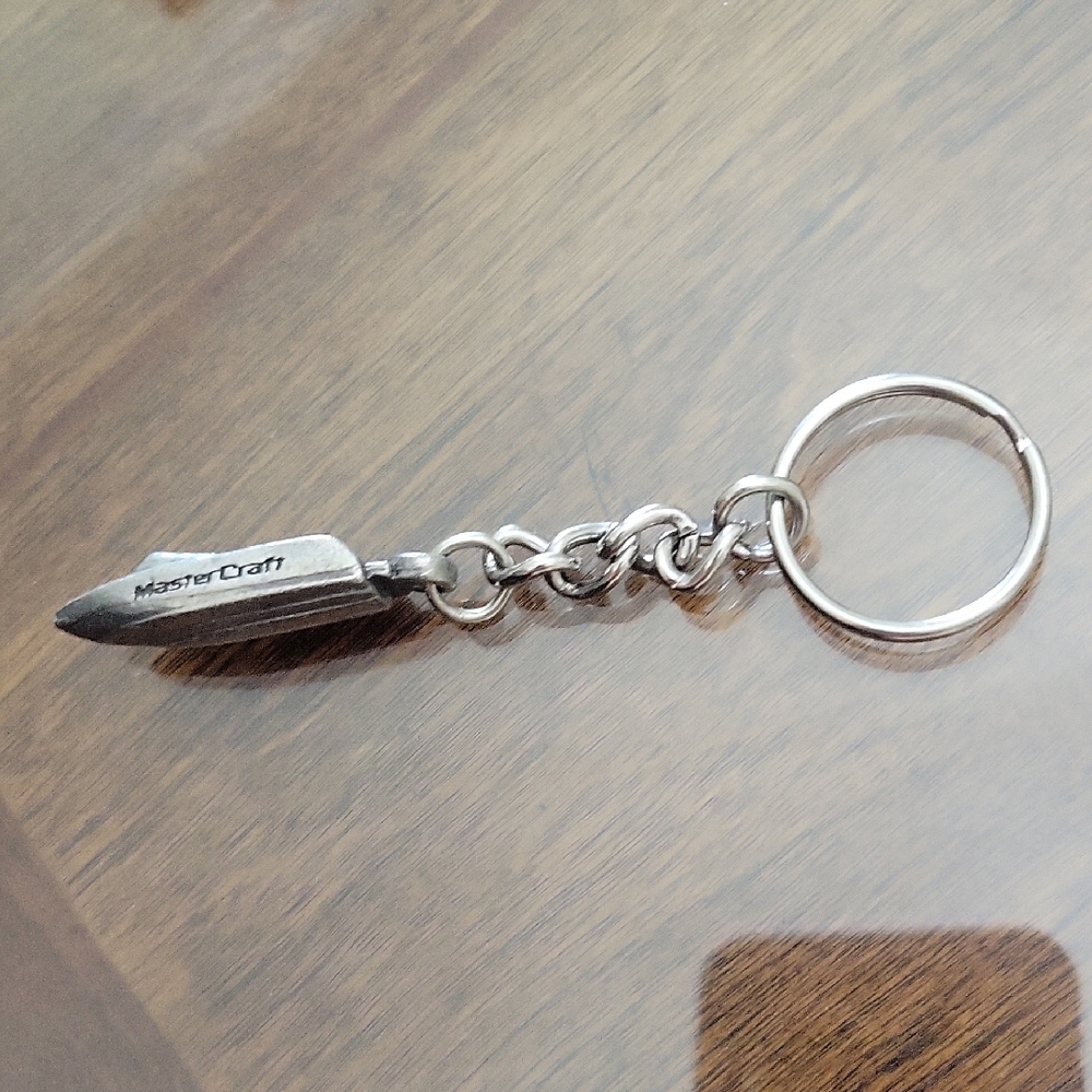 MasterCraft Silver Keychain